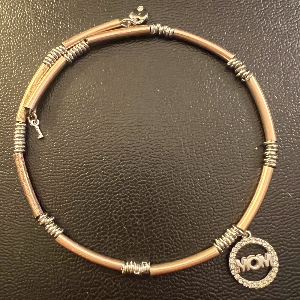 Wire Wrap “MOM” Bracelet
